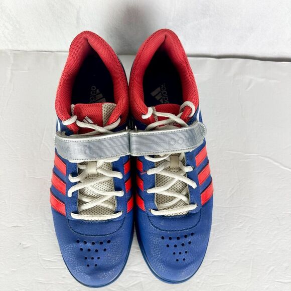 Adidas Mens Powerlift 2.0 Shoes Size 10.5 Weightlifting Red White Blue G96435 main image 4